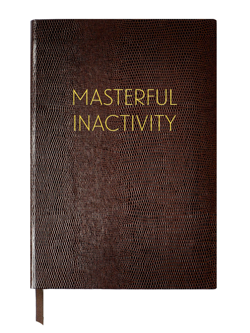 Gift Set MASTERFUL INACTIVITY A5 HARDCOVER book + pencils