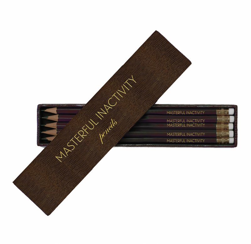 Gift Set MASTERFUL INACTIVITY pocket book + pencils