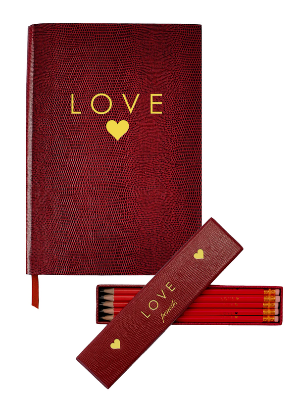 Gift Set LOVE pocket book + pencils