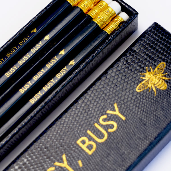 Box of 10 Pencils - Busy, Busy, Busy