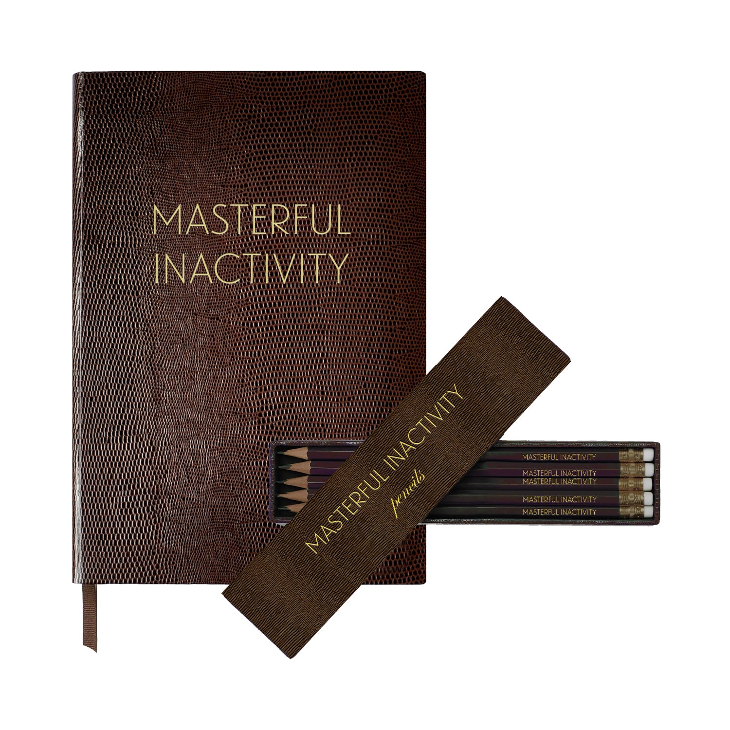 Gift Set MASTERFUL INACTIVITY A5 HARDCOVER book + pencils – Sloane ...