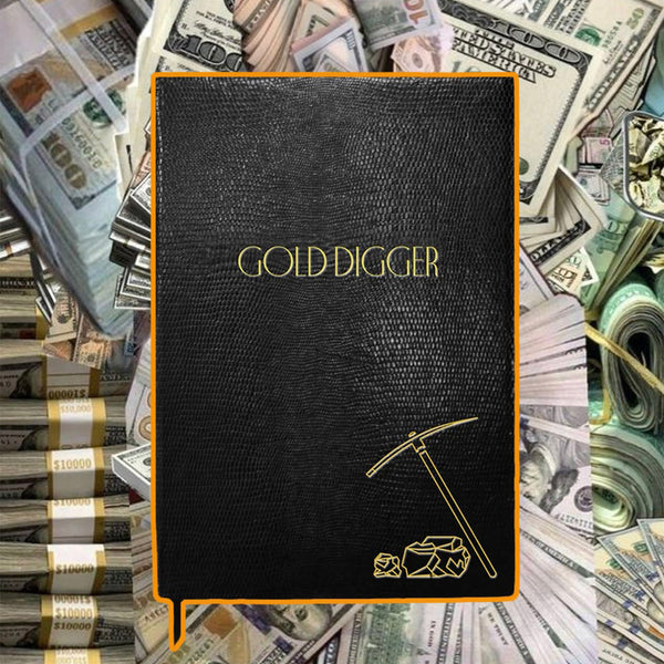 Hardcover journal - Gold Digger