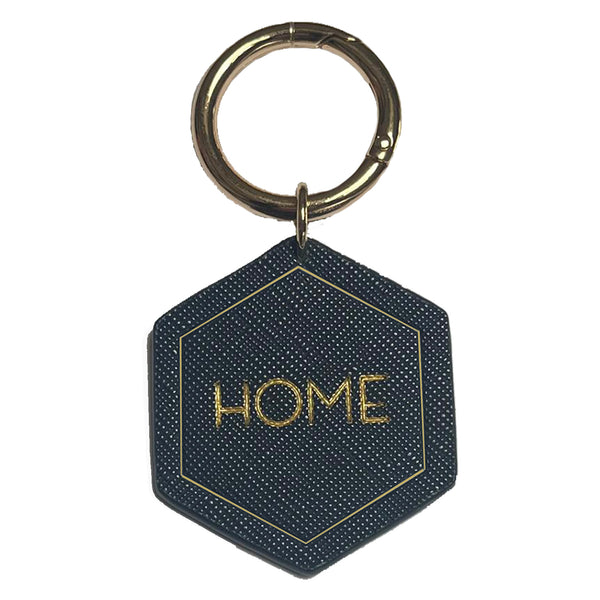 HOME - Vegan Leather Keychain