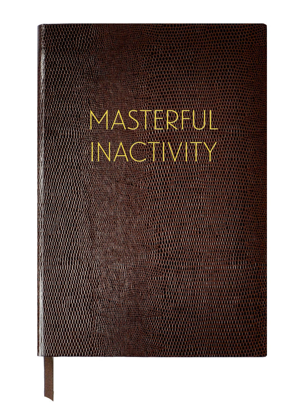 Gift Set MASTERFUL INACTIVITY A5 HARDCOVER book + pencils