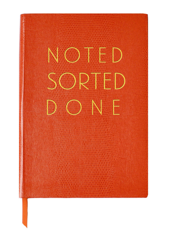 NOTED, SORTED, DONE pocket book