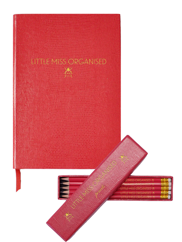 Gift Set LITTLE MISS ORGANISED pocket book + pencils