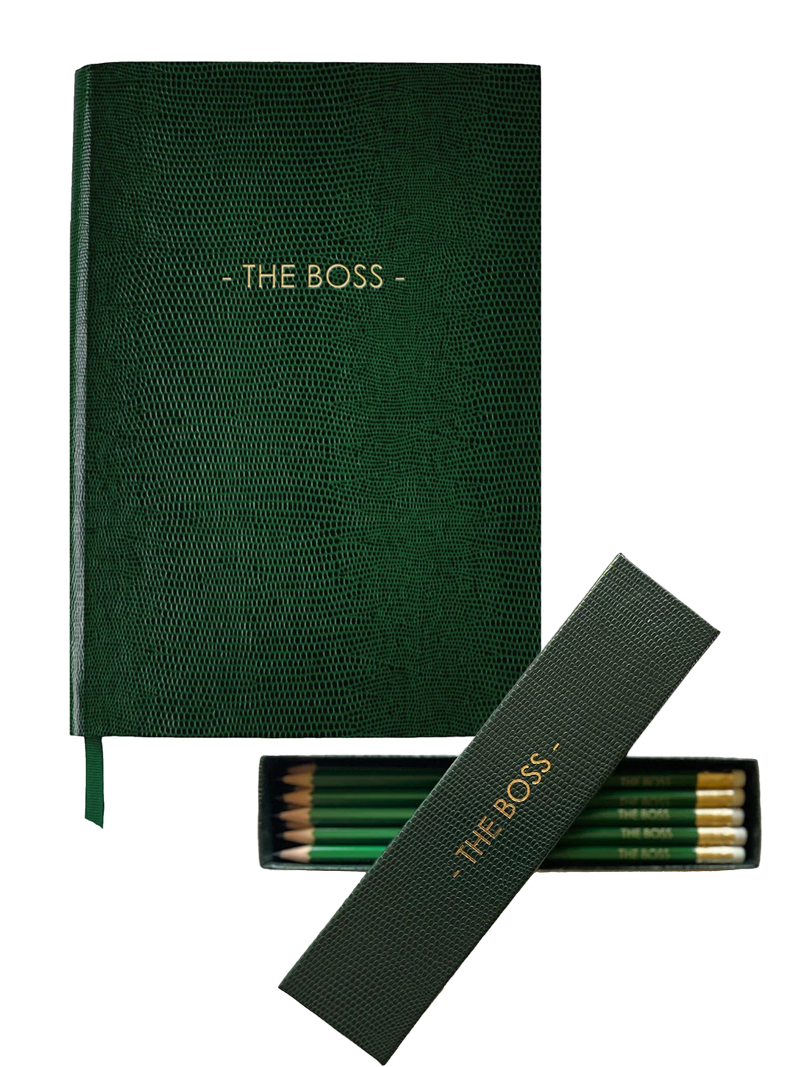Gift Set THE BOSS pocket book + pencils