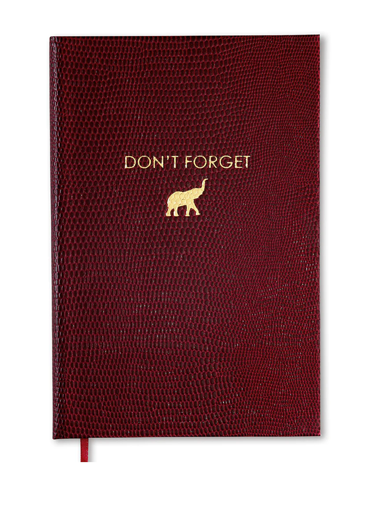 HARDCOVER NOTEBOOK - DON'T FORGET