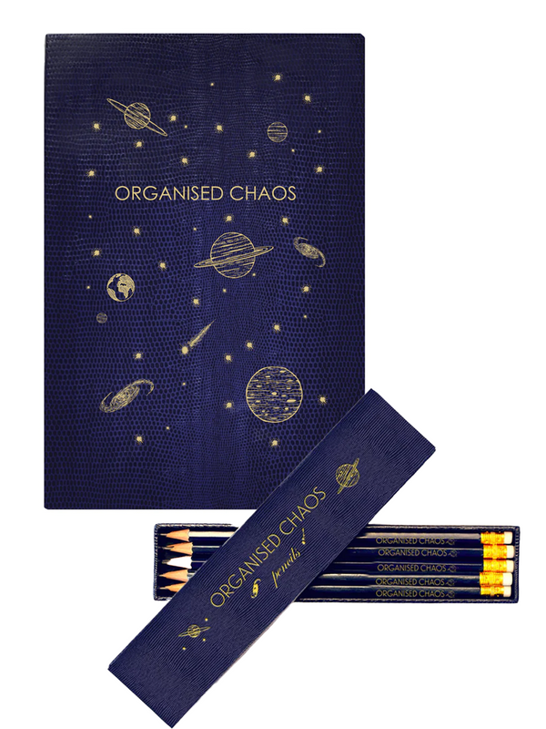 Gift Set Organised Chaos pocket book + pencils