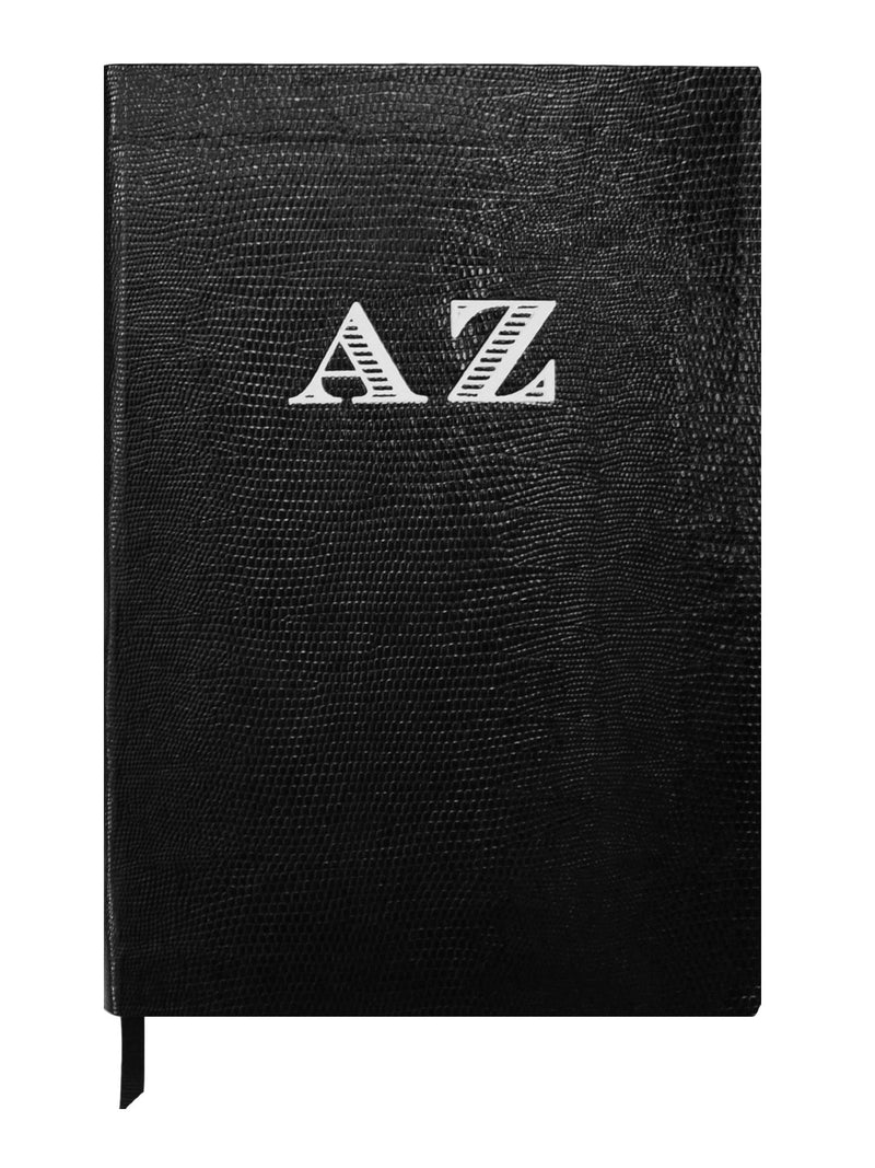 Contrast Monogram Notebook - Black