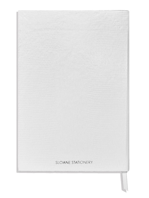 Contrast Monogram Notebook - White