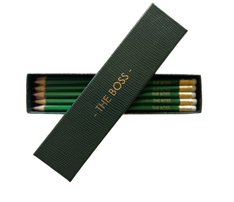Gift Set THE BOSS A5 Hardcover notebook + Pencils