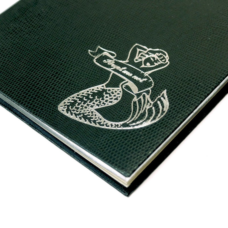 Tattoo Notebook - Mermaid / Forget Me Not