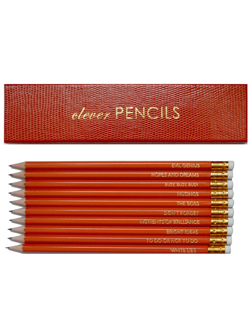 Clever Pencils - Orange Box of 10